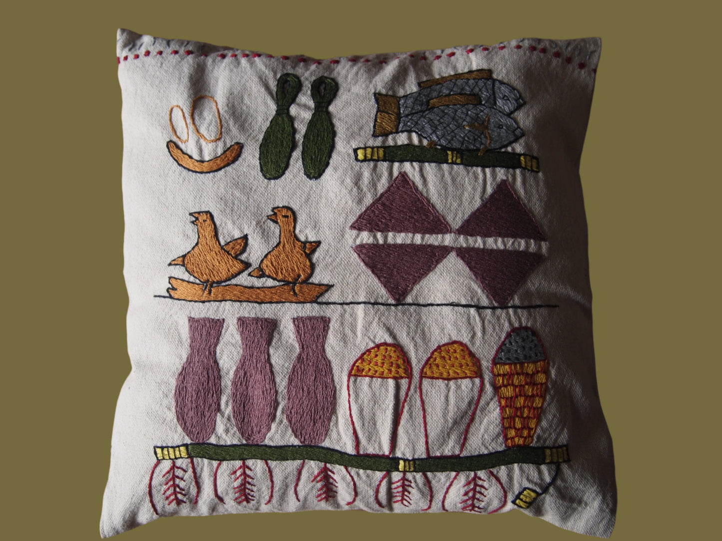 Egyptian cuisine cushion cover