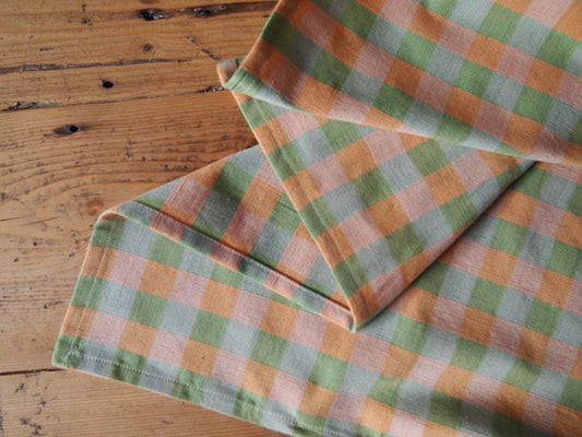 Hand loomed linen tablecloth